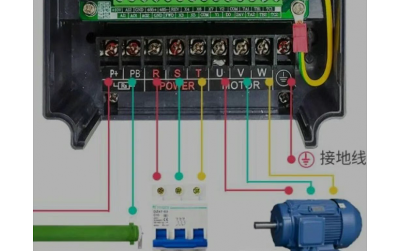 变频器怎么接线、正反转、调速操作指南